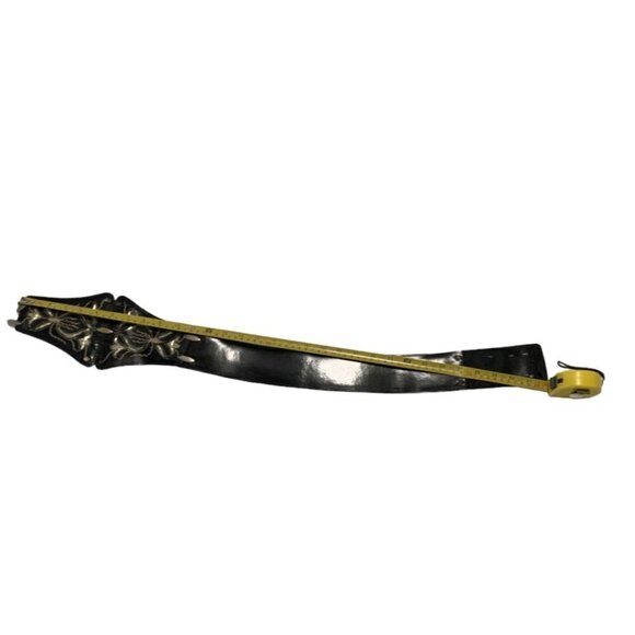 Leo Isba V Shaped Belt Black and Gold - Picture 8 of 8